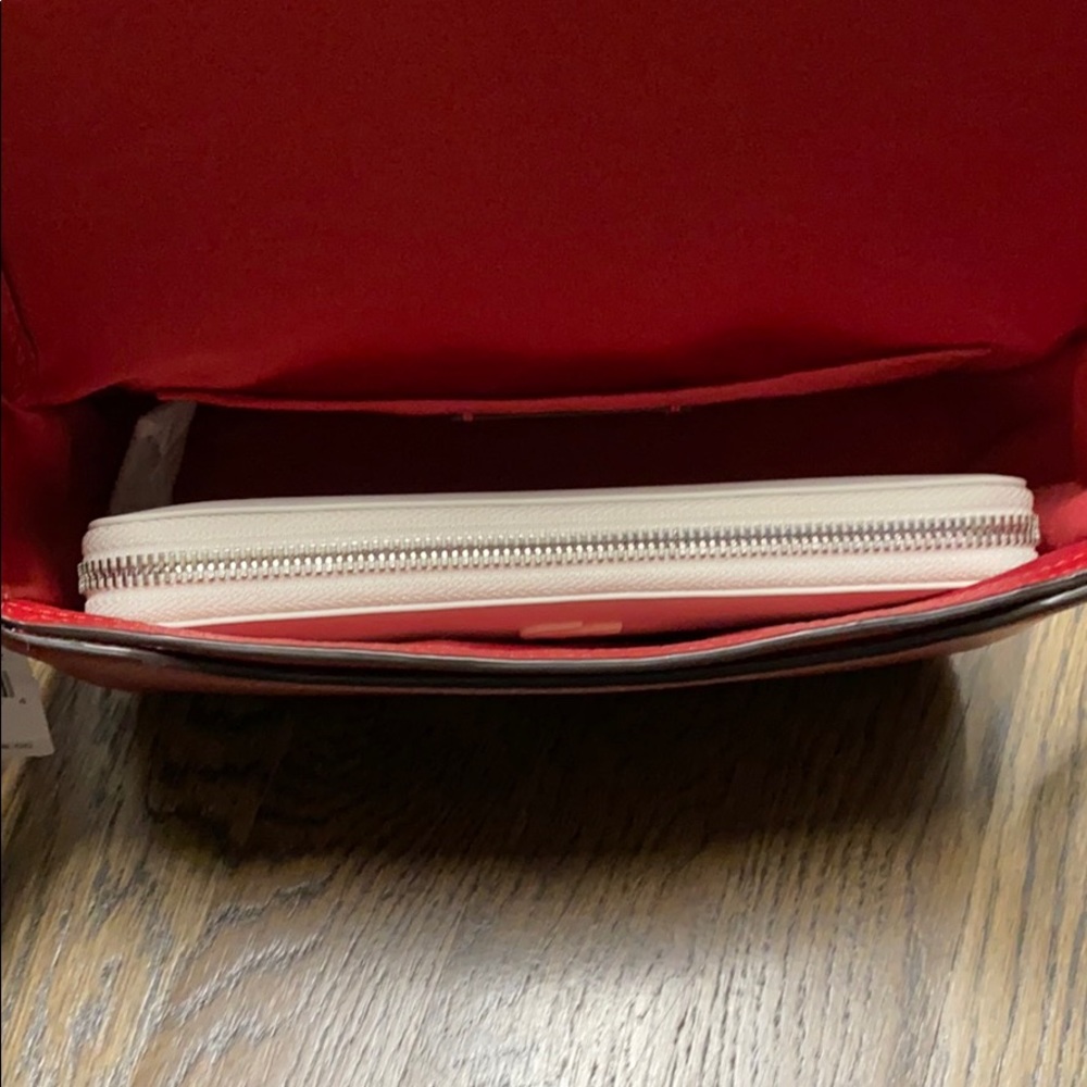 Coach Red Crossbody Leather Bag - Picture 9 of 11